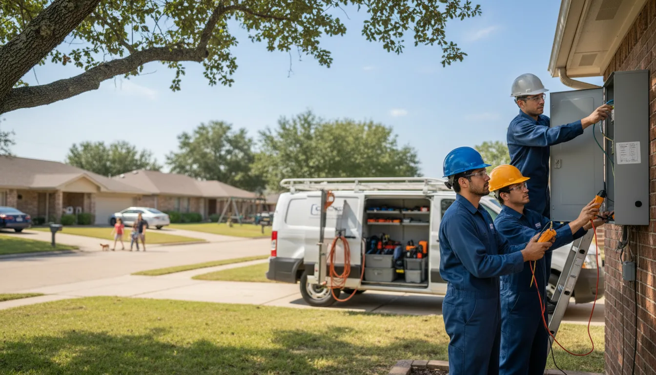 Certified electrician providing emergency electrical services in Brainard, NE